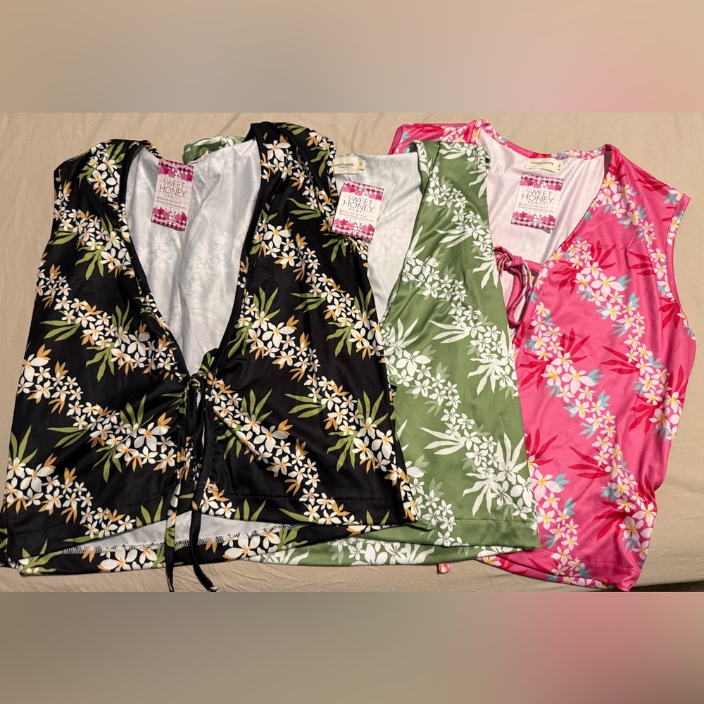 Floral Sleeveless Vest Set